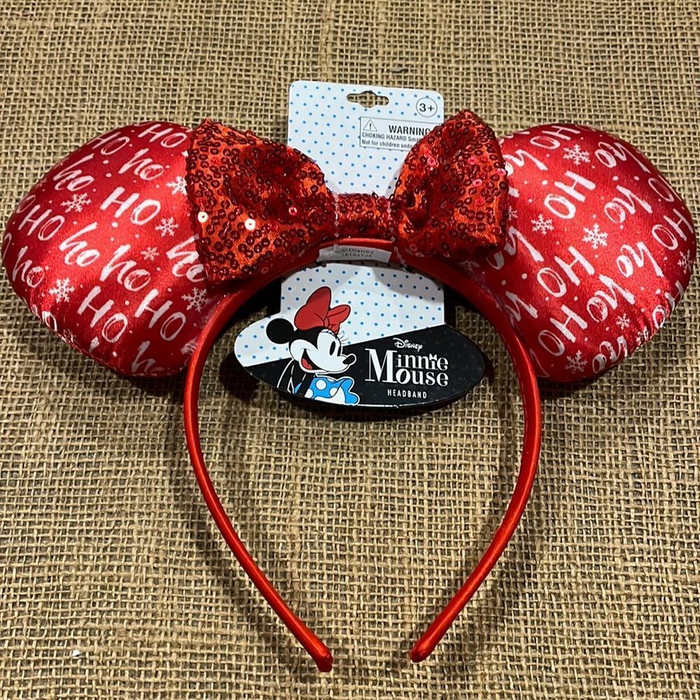NWT Christmas Disney Minnie Mouse headband